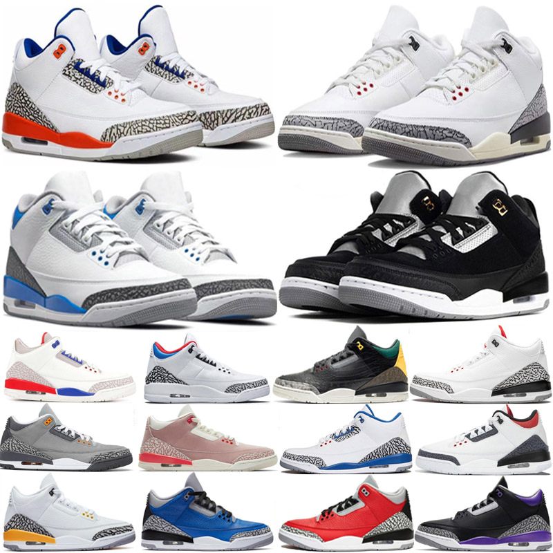 

Jumpman 3 Mens Basketball Shoes 3S Neapolitan Dark Mocha Desert Elephant Kumquat Cardinal Red Cement Black Cat Racer Blue Fragment UNC Cool Grey Muslin Men Sneakers