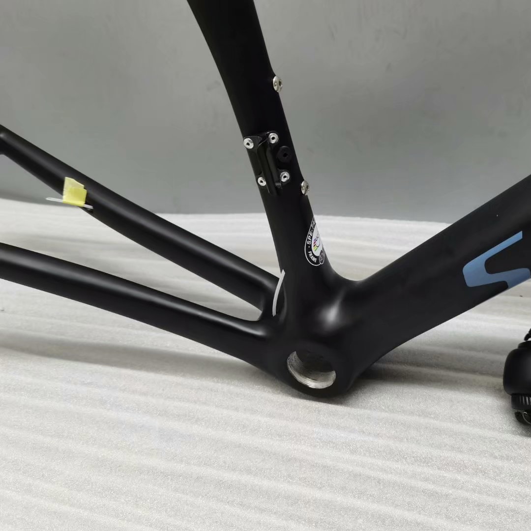 SL6 Carbon Road Bike Frame Carbon Fiber Road Bike Frame Matte Black T1100 V Brake Cycling Bicycle Racing Frameset Taiwan-image-856264045