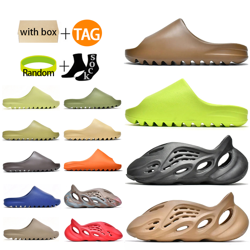 

Designer Slippers Men Woman slider Vermillion Mineral Blue Onyx Pure Sandals Slide Slipper Foam Ochre RUNR Bone Resin Clog Desert Ararat runr slides shoe 36-46 2023, 17