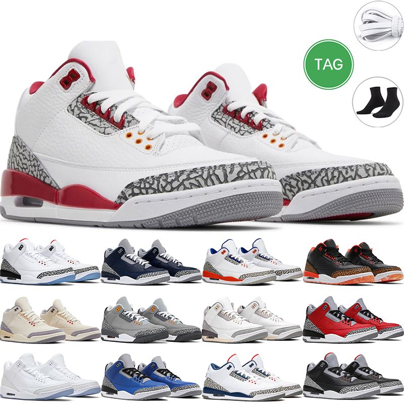 

3 Sneakers 3s Mens Basketball Shoes Retro Georgetown Racer Blue Black Cat Unite Unc Unite Red Pine Green Cement Varsity Royal Men Trainers Sports Sneaker Size Eur 47, #16