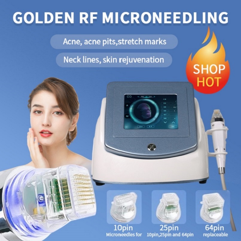 

RF Equipment Microneedle Fractional Micro-Needle Beauty Machine Skin Acne Scars Stretch Marks Removal Equipment