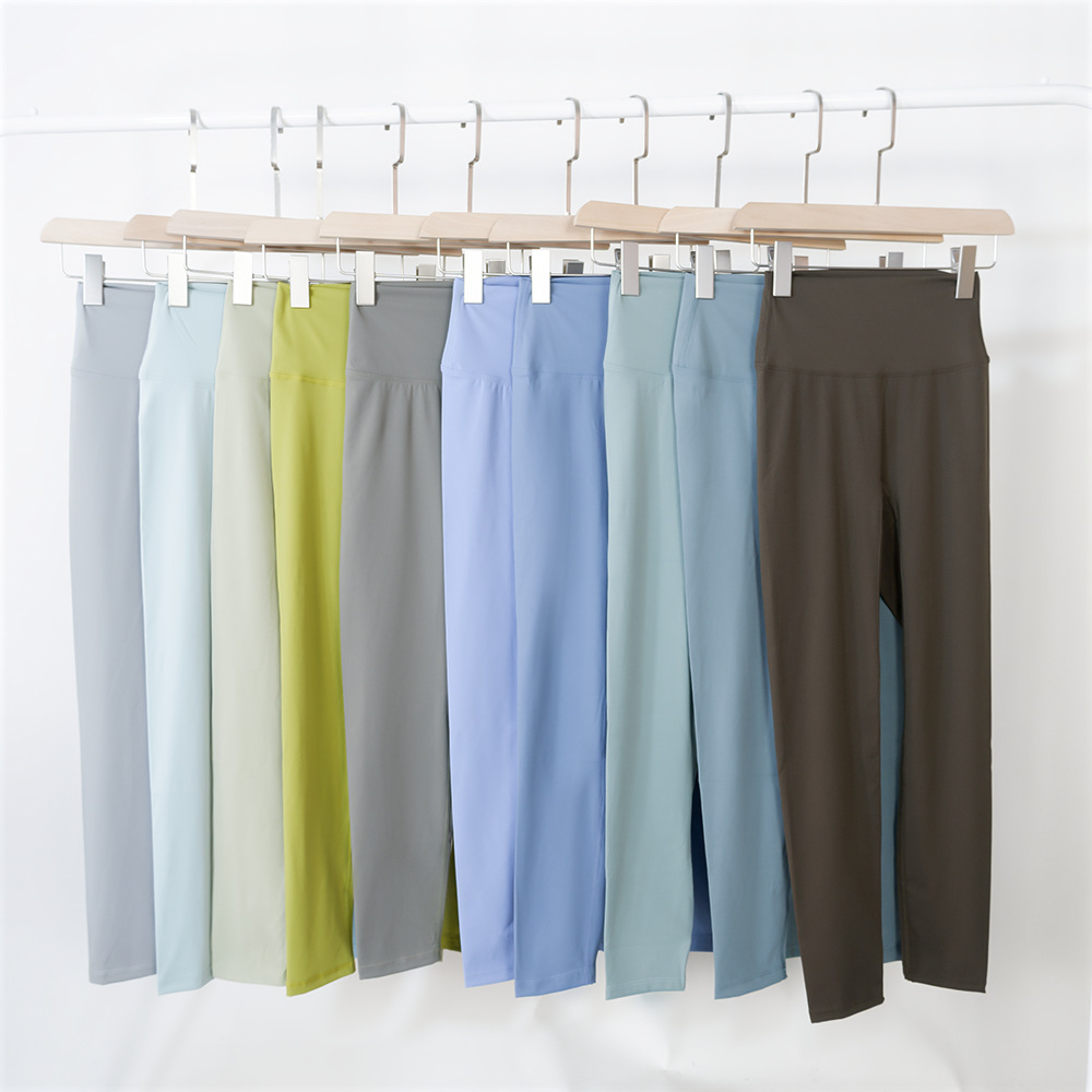 

New lu yoga pants Align yoga exercise pants high waist no embarrassment line naked feeling double-sided abrasion pants