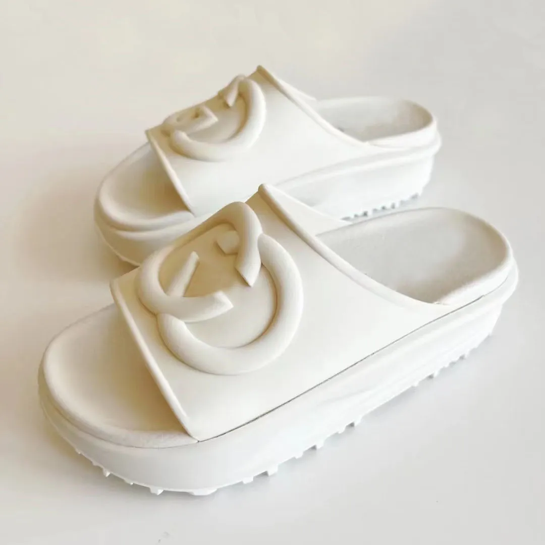 

Luxury Sandals Slippers Leather Flip Flops Slide Slipper Stone Sage Vermilion Sand Grey Moon Greys Cream Clay Women Slides Bone Pure Ear IuA, #7