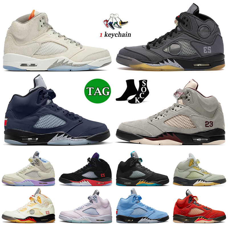

classic muslin 5s unc basketball shoes Georgetown A Ma Maniere Men Jumpman 5 Retos Raging Bull Green Bean Pags Off Sail White Concord J5s men designer sneakers, D11 top 3 40-47