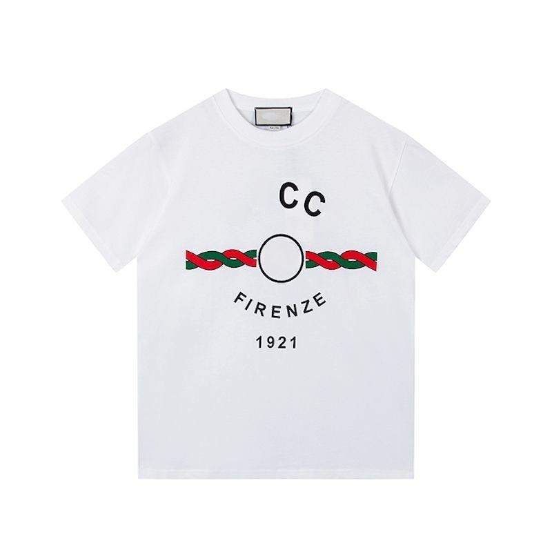 

Designer T Shirts Firenze 1921 Mens Womens Short Summer Fashion Casual with Brand Letter High Quality Designers t-shirt 100% Cotton t shirt designer Luxury Tops, White