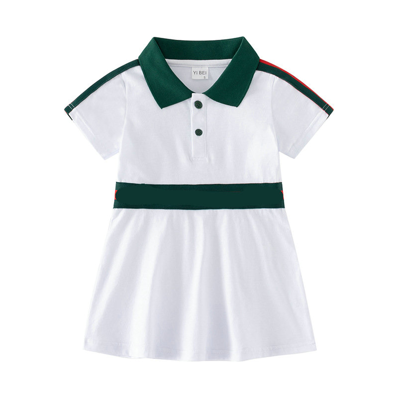 Baby Girl Summer Causal White Clothes Party Dress Cotton Party Gift Princess Dresses for Kids Toddler Girls 1-6T-image-968992747