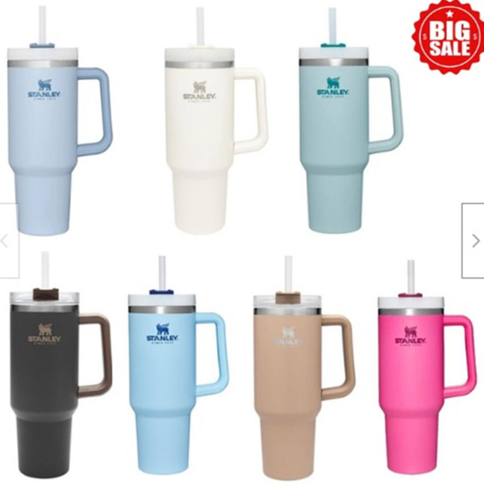 

Stanley 40oz Mug Tumbler With Handle Insulated Tumblers Lids Straw Stainless Steel Coffee Termos Cups With logo gg0430, Multi-color
