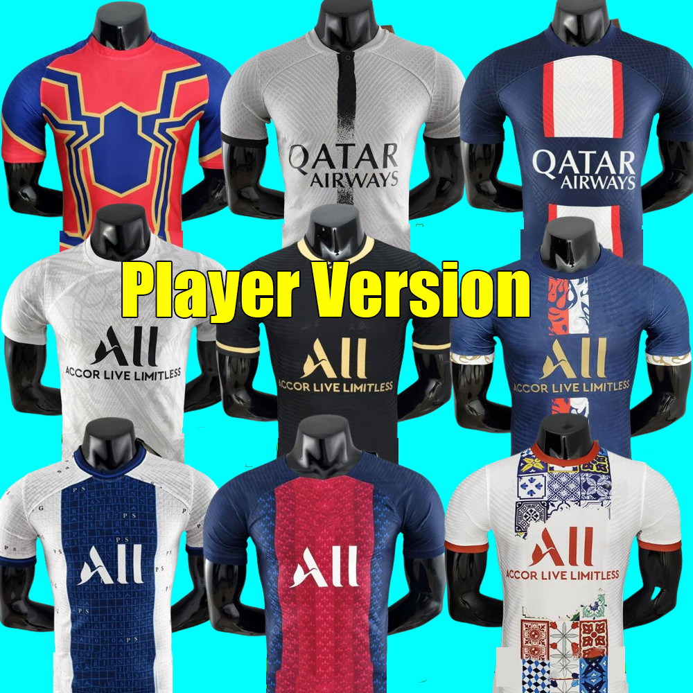 

player version MBAPPE soccer jerseys VITINHA FABIAN R.SANCHES N.MENDES HAKIMI SERGIO RAMOS football shirt 2022 2023 2024 MARQUINHOS VERRATTI Men Maillots PSgS tight