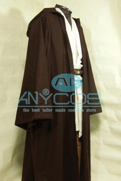 

Theme Costume Star role-playing costume Obi Wan Kenobi costume Jedi Kenobi tuning costume Adult Halloween costume 230404, Black