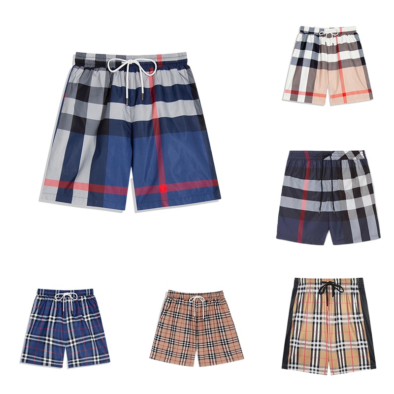 

Classic Grid Design men shorts Multi Style Designer shorts men Casual Street short Free Transportation mens shorts Summer Beach pants Size M--XXL