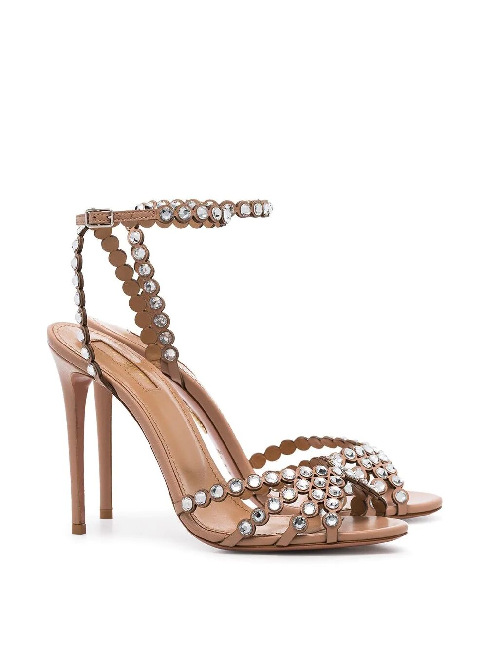 

sexy womens Sandals Luxury Designer crystal Rhinestone square Buckle womens Sandals high heeled Leather outsole Sandal Wedding party