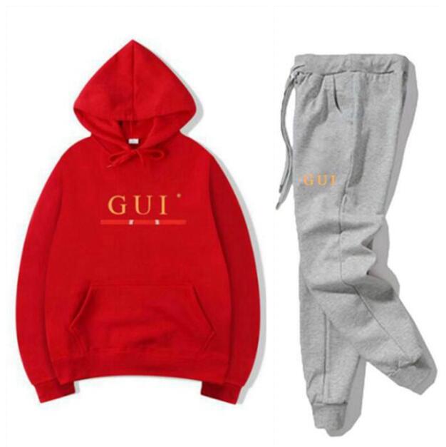 

Designer Women Tracksuits 2 Two Piece Set Top and Pants Casual hoodies with Jogger pants Outfit Sports Suit Green Patchwork Men Women Sweatsuit, Red joggers