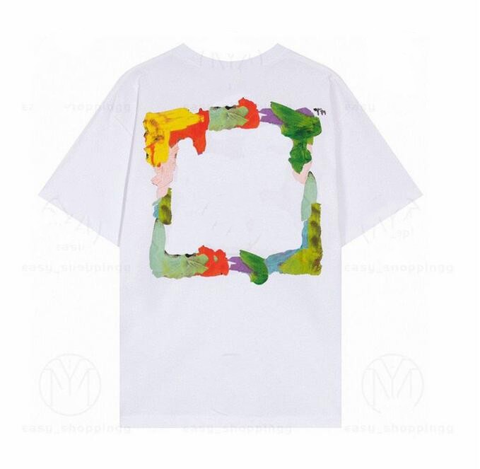 

Summer T Mens Womens DesignersOFF T-shirts Loose Tees Tops Man Casual Shirt Luxurys Clothing Streetwear Shorts Sleeve Polos Tshirts Size S-X Offs WhitE 9LOC, 23