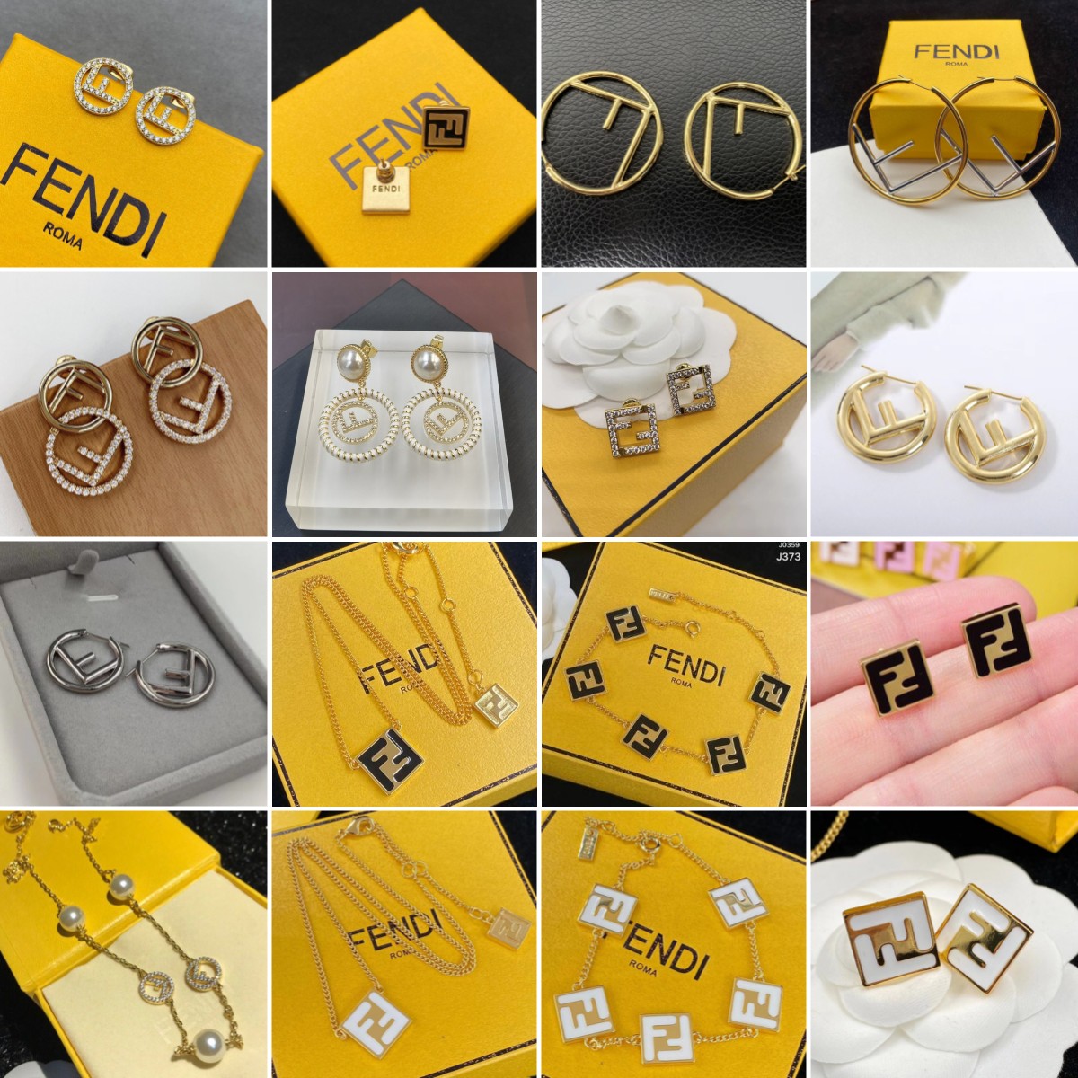 Earings Luxury Ear Studs Designer Big F with Full Diamonds Earrings With Box High Quality S231