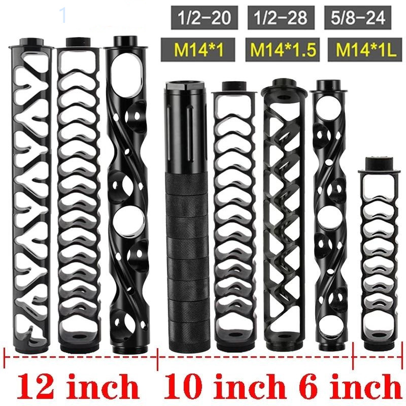 

6/10/12Inch Car Single Core Aluminum Fuel Filter Solvent Trap For NAPA 4003 WIX 24003 1/2-20 1/2-28 5/8-24 Fuel Oil