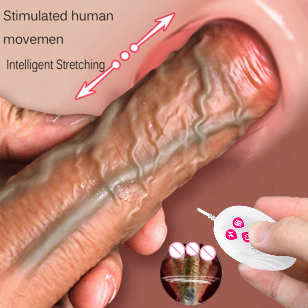 

Vibrators Thrusting Rotation Remote Control Dildo Vibrator Realistic Penis Gay Suction Cup Masturbator Couple Big Dick For Women Sex Toys 230404