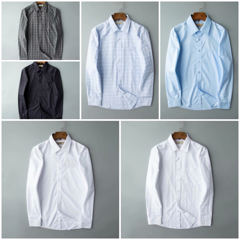 

Mens Shirts Top small horse quality Embroidery blouse Long Sleeve Solid Color Slim Fit Casual Business clothing Long-sleeved shirt Normal size M-3XL Men LBFB, Customize