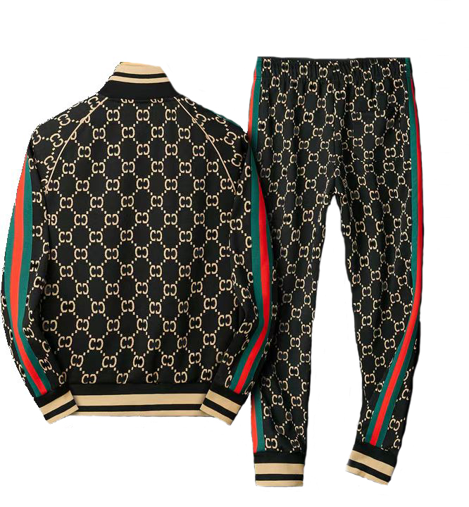 

Designer Tracksuits European and American street minimalist letter men's sportswear new fashion brand men's suit trend breathable men's sportswear casual style suit, Black