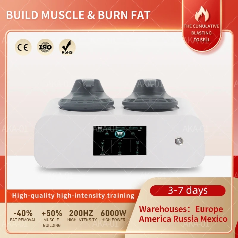 

Electronic RF Neo Body Sculpting Shaping 14 Teslas EMS Radio Frequency Machine EMSzero Muscle Stimulator Device