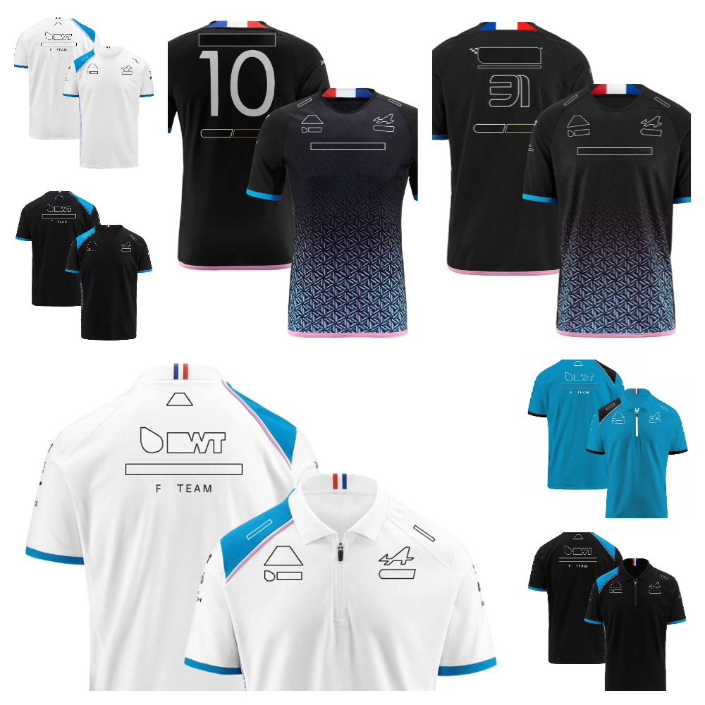 

2023 F1 New T-shirt Team Racer No.31 and No.10 T-shirt Fans Shirts for Men and Women Quick-drying Customization