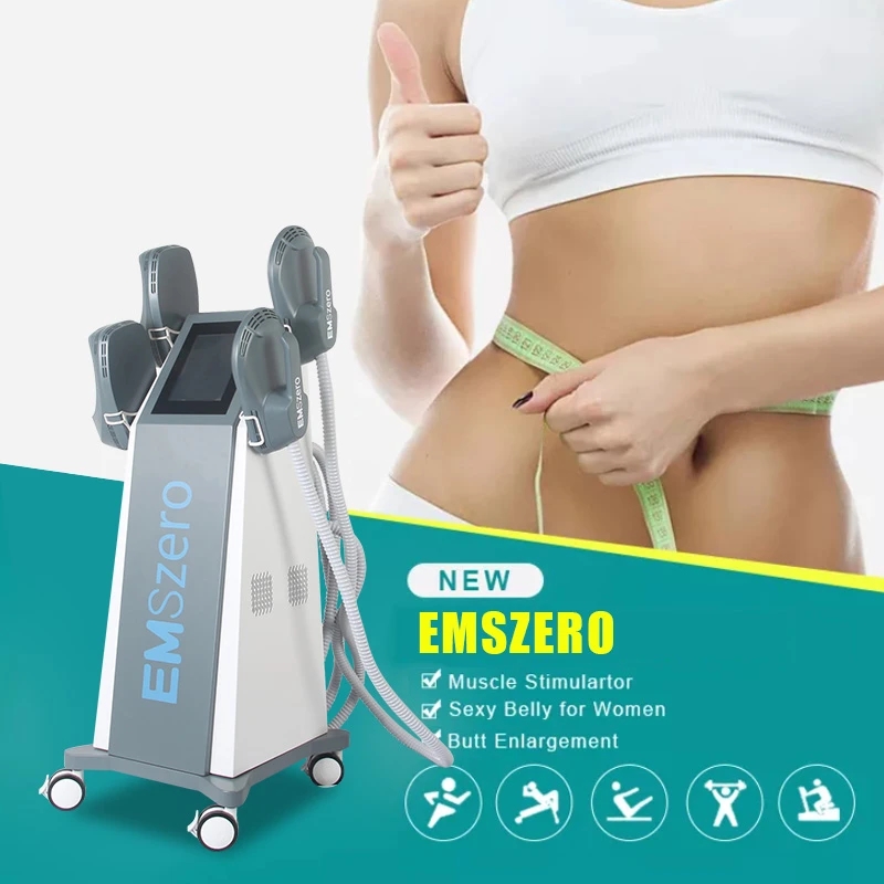 

Emszero Fat Reducing Health Beauty Items Build Muscles Machine DLS-EMSLIM 14 Tesla Hi-emt with 4 Pcs Handles With Pelvic Stimulation Pads Optional