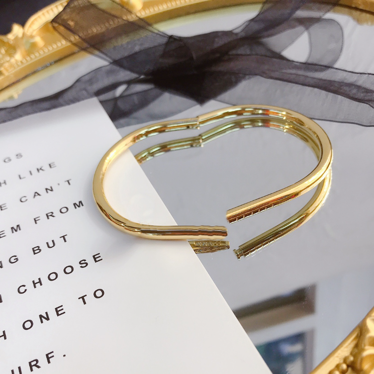 

Top Sell Bracelets Women Bangle Designer Letter Jewelry Crystal 18K Gold Plated Stainless steel Lovers Gift Bangles Mens Bracelet S098