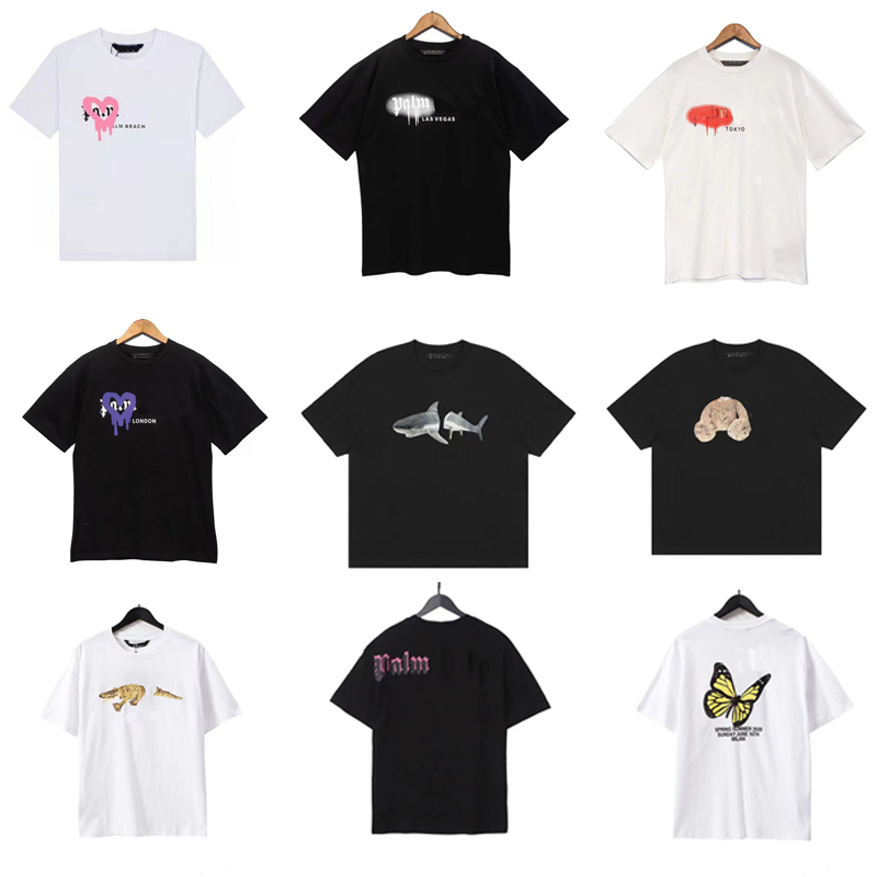 

Men' Plus Tees Graffiti T shirt Palm Palm Island Summer Inkjet Graffiti Letter Printing Men' and Women' Sailing Short Sleeve Casual T-shirt, 6311