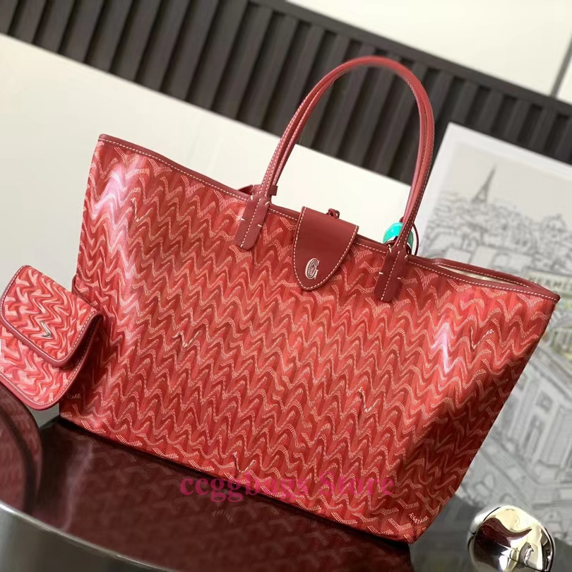 

Designer Beach Shopping Handbags The Totes Goya Shoulder Bag Women Luxury Wallets Key Cards Coins Genuine Leather Vintage Casual Fashion Purse Red, 07