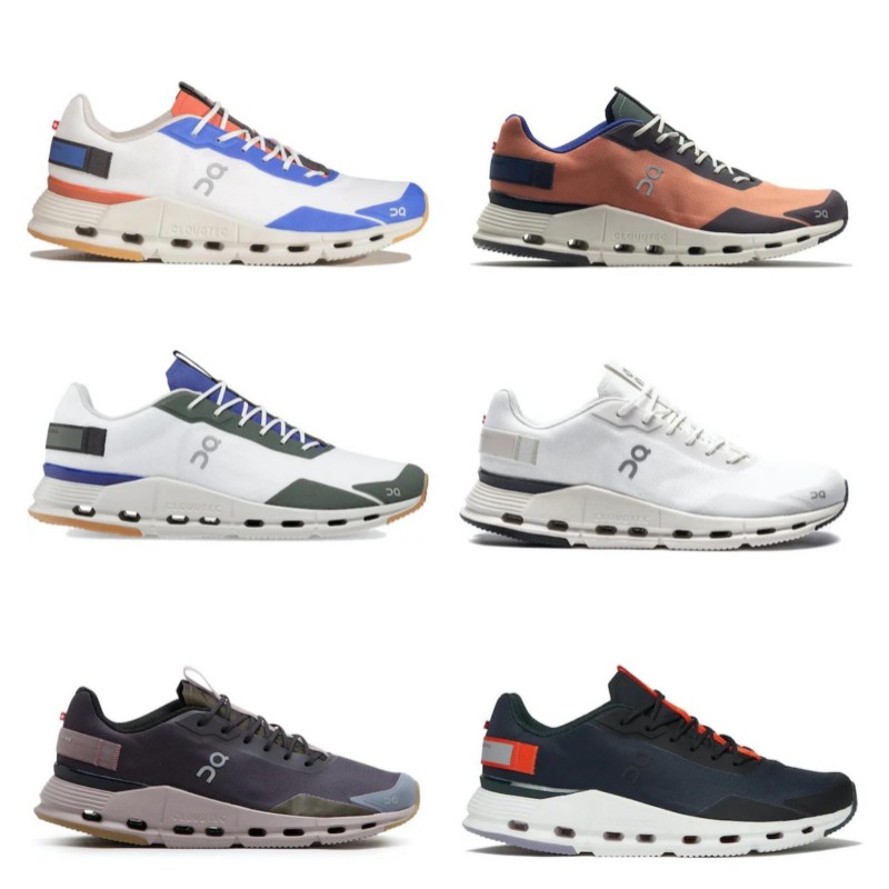 

On Running Cloudnova Form Running Shoes 2023 Terracotta Forest Mesh White Eclipse Sneaker Trainers with box, 22
