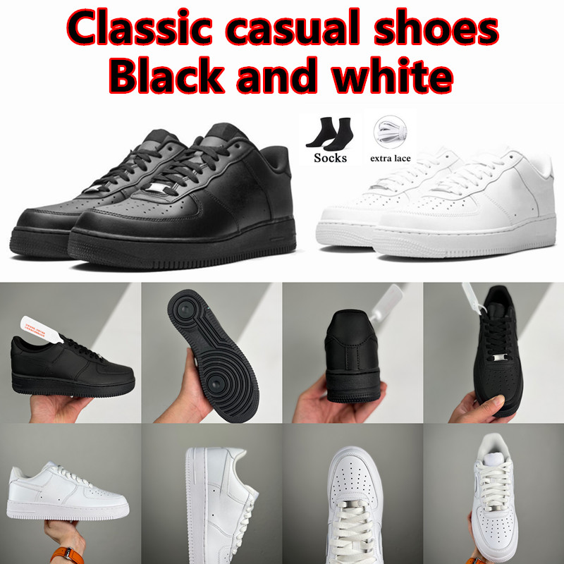 

Men shoe designer Outdoor Leisure Classic black and white casual women's sneakers