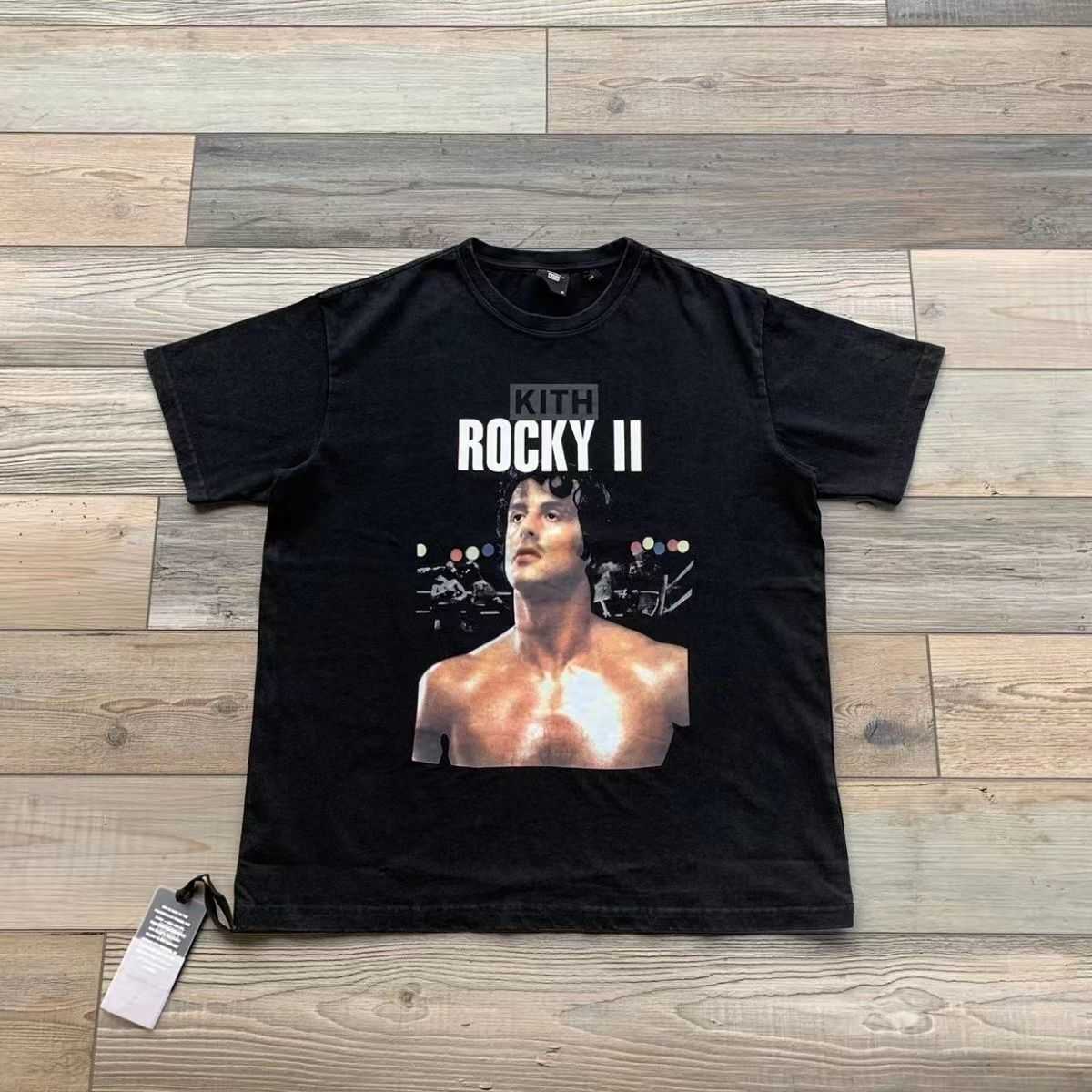 

Summer Fashion Mens T shirt KITH Letters Printed Tee Cool Short Sleeved Crew Neck CottonTees Man Women White Black Tops 1U, Casa-11