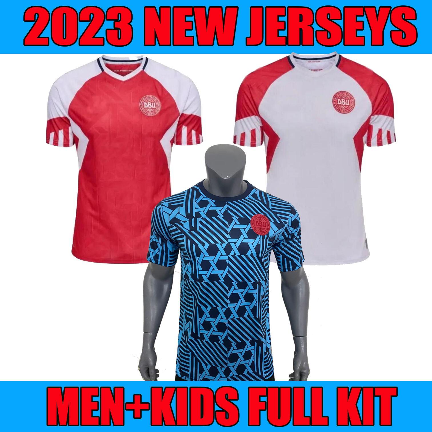 

2023 2024 Denmark Soccer Jerseys national team HOME AWAY football Shirts 23 24 BRAITHWAITE DOLBERG CHRISTENSEN SKOV OLSEN training suits men kids uniforms Jersey, 2023 training