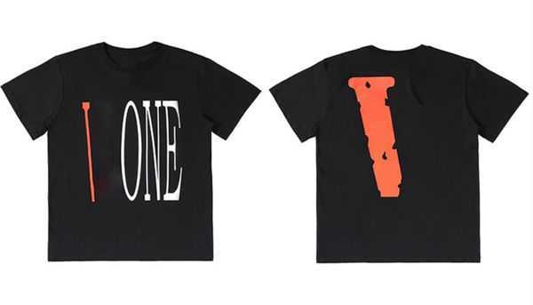

Mens Designer T Shirt Friends Letter Print Tees Big V Men Women Short Sleeve Hip Hop Style Black White Orange T Shirts lone 32SL38MQB