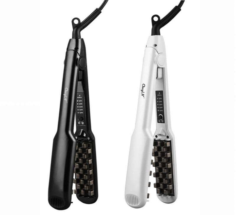 

Hair Volumizing Iron 2 IN 1 Hair Straightener Curling Ceramic Crimper Corrugated Curler Flat Iron 3D Fluffy Hair Styling Tool 53 27975467