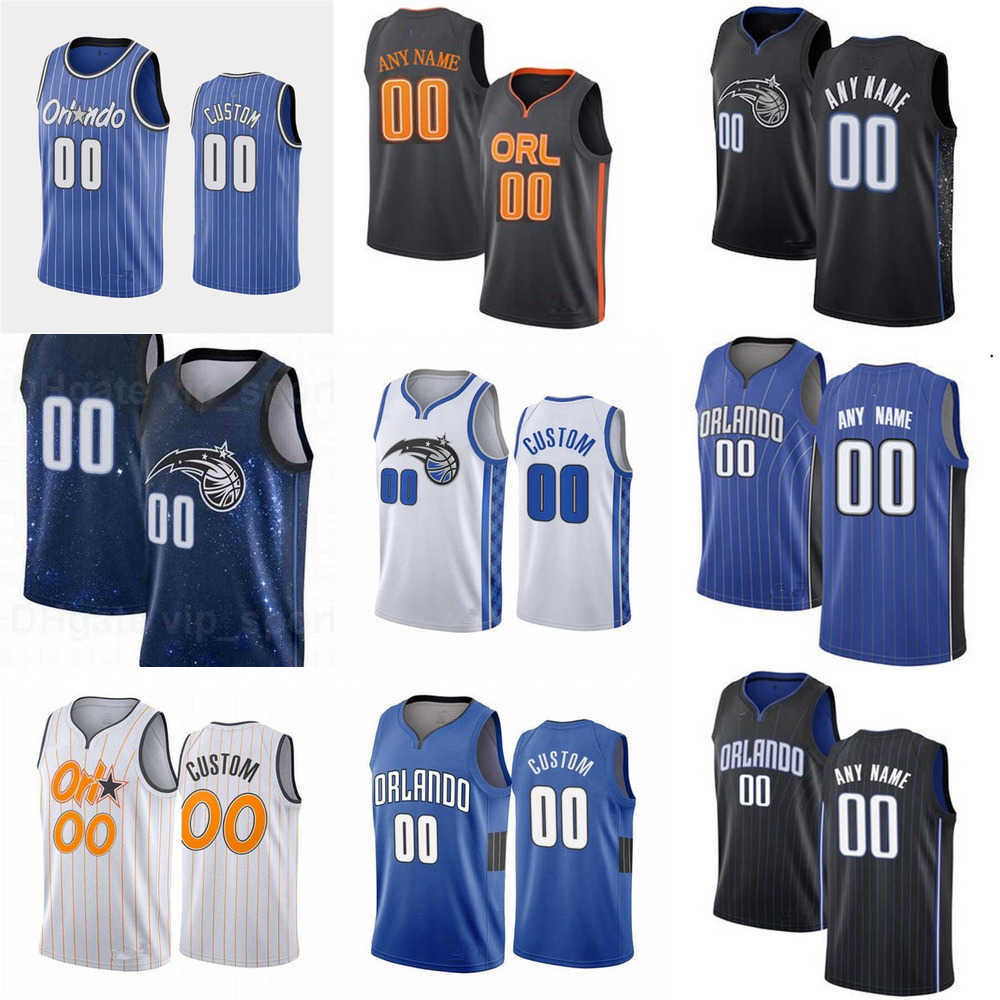 

75th Custom Men Youth Orlando''Magic''7 Michael Carter-Williams 13 R.J. Hampton 14 Gary Harris Jonathan 1 Isaac Basketball Jerseys, Color
