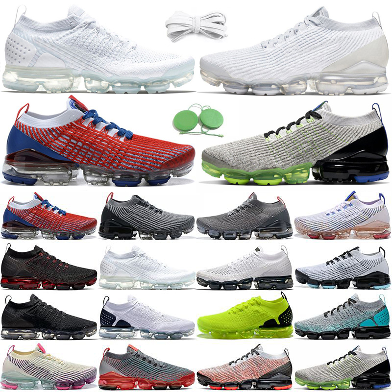 

Knit 1 2 3.0 Mens Running Shoes Sneaker Triple White Black Pink Oreo Glow Green Particle Grey Blue Fury Pure Platinum USA Rose Men Women Trainers Sports Sneakers US5.5-11, Color#35