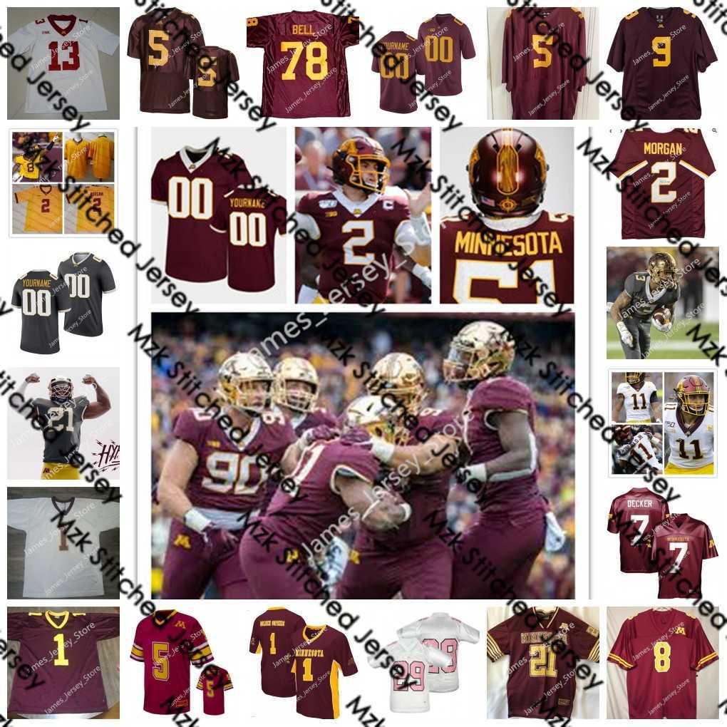 

NCAA Minnesota Golden Gophers Stitched football Jersey 3 Bronko Nagurski 78 Bobby Bell 40 Charlie Sanders 5 Damien Wilson 88 Maxx Williams Jalen Myrick 31 Eric Murray, 17