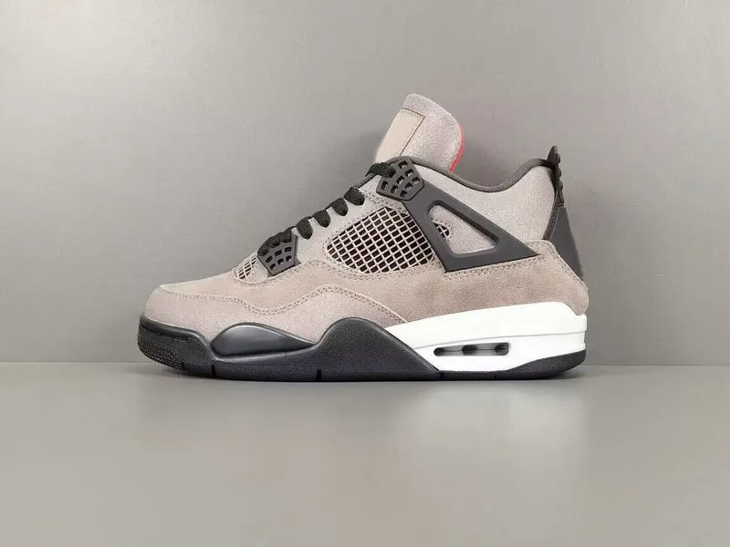 

High Version 2023 Basketball shoes Jumpman 4s Tear Away Taupe Haze Oil Grey White Infrared 23 Fashion Sport Zapatos Sneakers Excellent Quality Come With Box