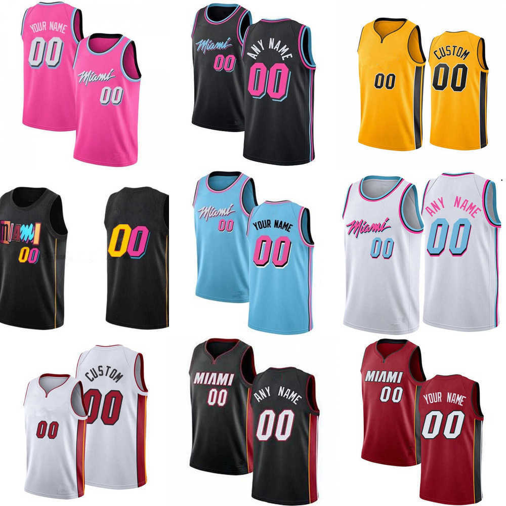 

75th Custom Mens Womens Miami''Heat''Dwyane 3 Wade''Gabe 2 Vincent Omer 77 Yurtseven Caleb 16 Martin Basketball Jerseys, Color