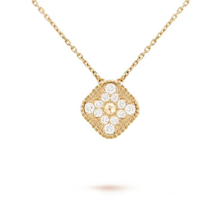 

Luxury vintage alhambras pendant necklace Four Leaf Clover Necklace Designer Jewelry Set Bracelet Van Mother of Pearl Green Flower Necklace Cleef Link Chain Womens