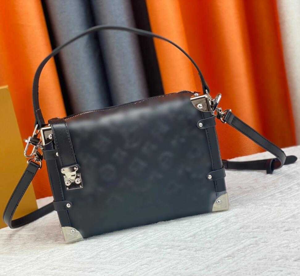 

Luxury designer bag side trunk Shoulder Bags louiseits Womens Black Genuine Leather tote clutch handbag viutonits travel crossbody bags M46358 M21709 High Quality, Make up the difference