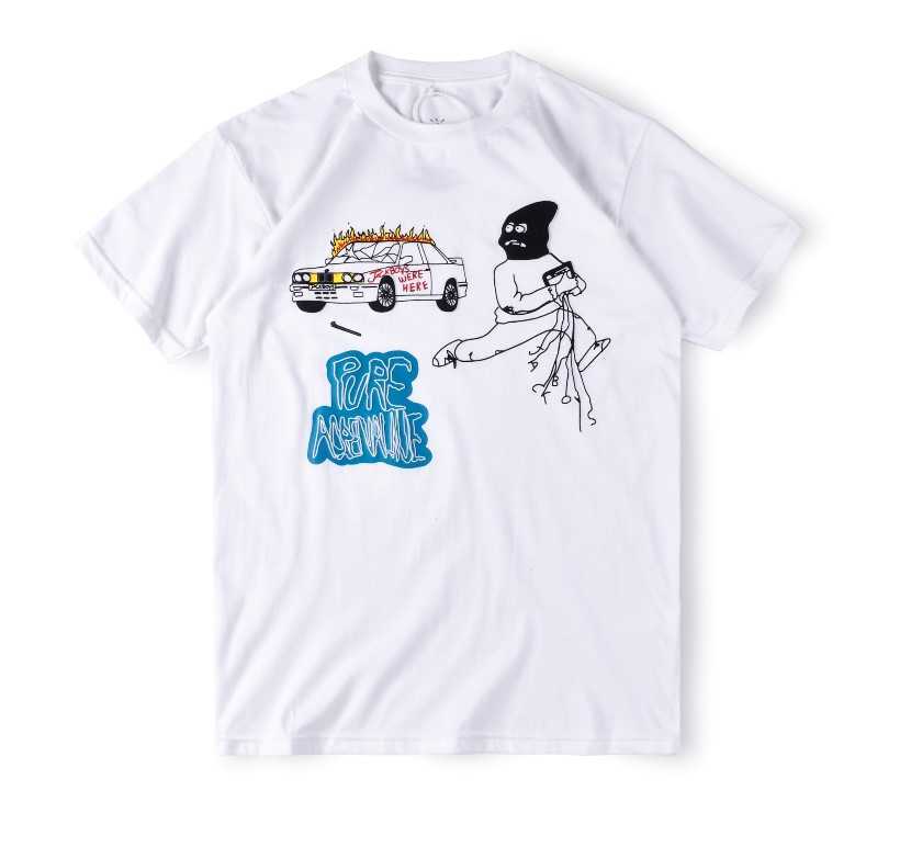 

Travise Scotts Jack mask on tee TS tour cartoon graffiti hip hop short sleeve T-shirt, Black5