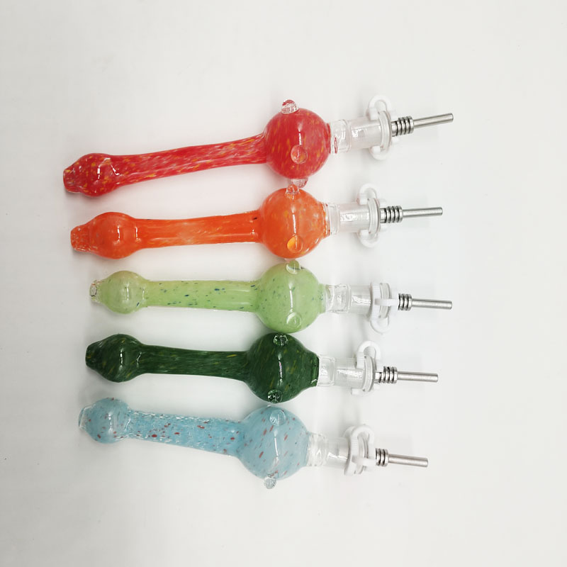 

DPGHS124 Glass Smoking 4.7 inch NC Kit with 10mm stainless tip and 10mm plastic clip