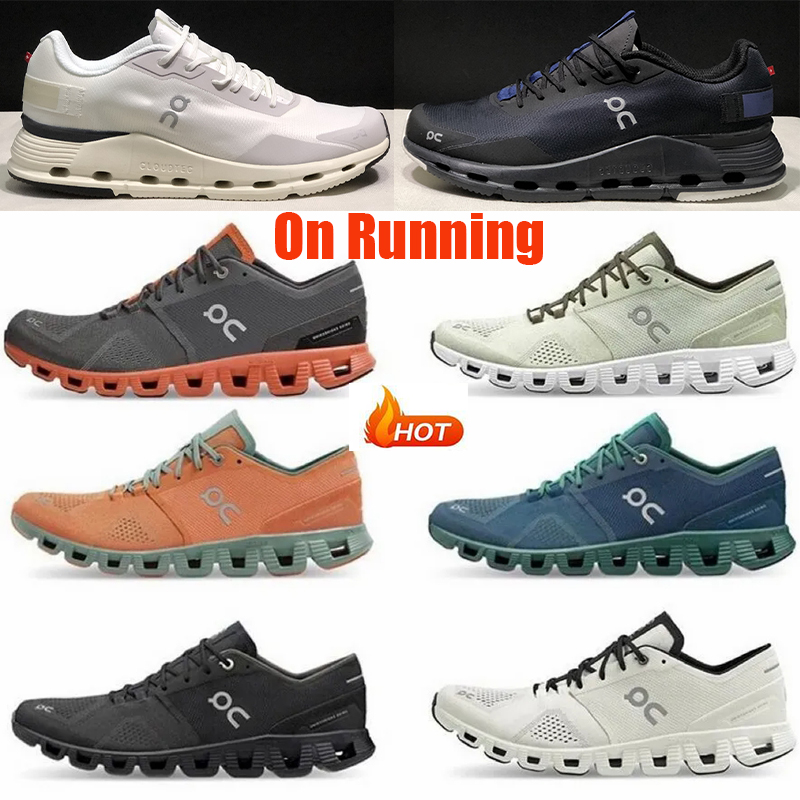 

2023 On Running cloud X Casual shoes Designer men women Sneakers Cloudnova Form shoes black alloy grey Aloe Storm Blue Sports 36-45, Cf-3