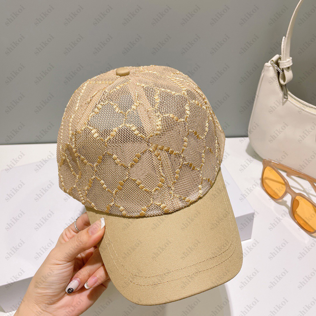 Baseball cap designer double letter embroidery classic ball cap summer sun visor for men women street fashion baseball hat Multiple styles-image-856467725