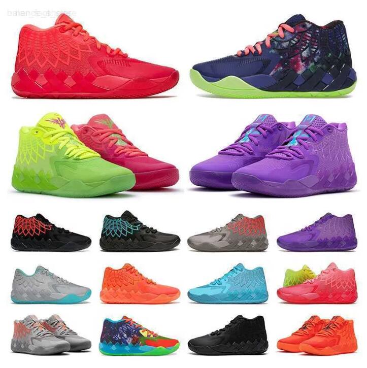 

LaMelo Ball 1 MB.01 Men Basketball Shoes Sneaker Black Blast Buzz City LO UFO Not From Here Queen City Rick and Morty Rock Ridge Red Mens Trainers Sports Sneakers 36-46, 11