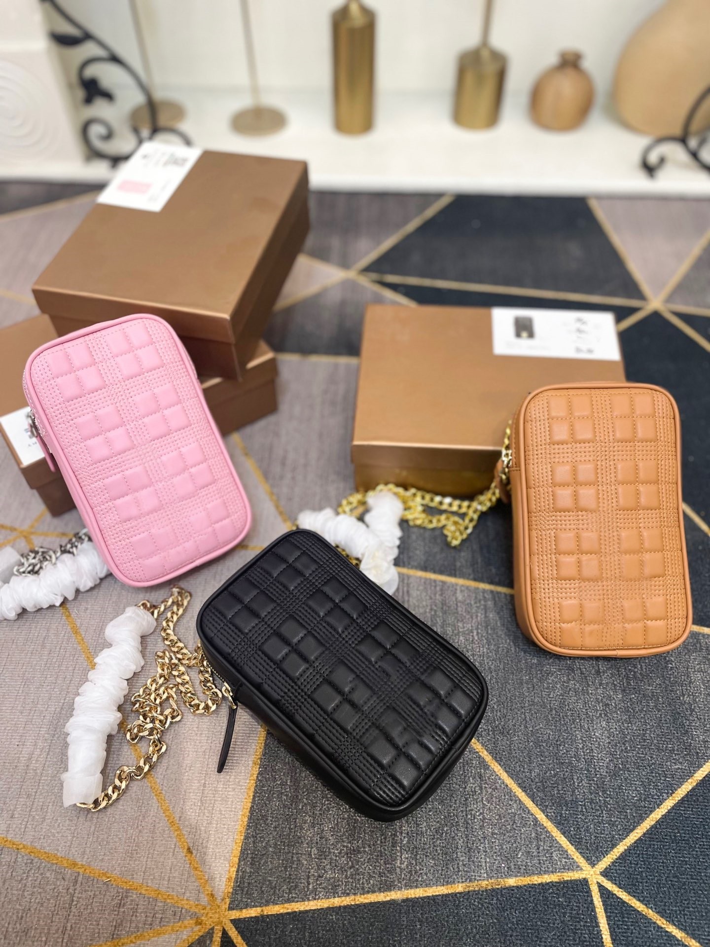 

Brand mobile phone bag classic designer bag women's single shoulder bag Crossbody bag hold bag chain bag women's leather bag casual bag small square bag, Customize
