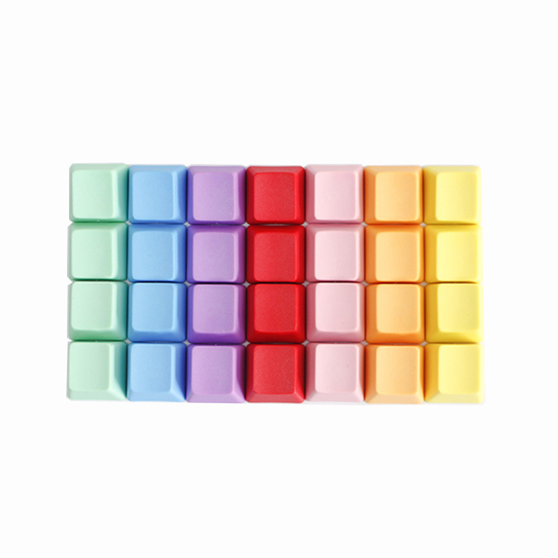 

New OEM blank pbt keycaps Suitable for mechanical keyboard highly 1u thickening R1 R2 R3 R4 coloured monochrome single no lettering
