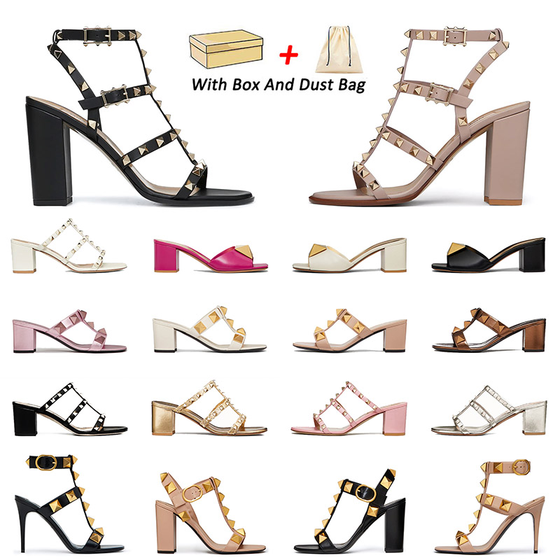 

With Box 2023 Luxury Designer Open toe Sandals Valentinoity Slingback High Heels Women Sexy Stiletto Pointed-Toe Women Lady Party Office Sandal Loafers 35-42, 20