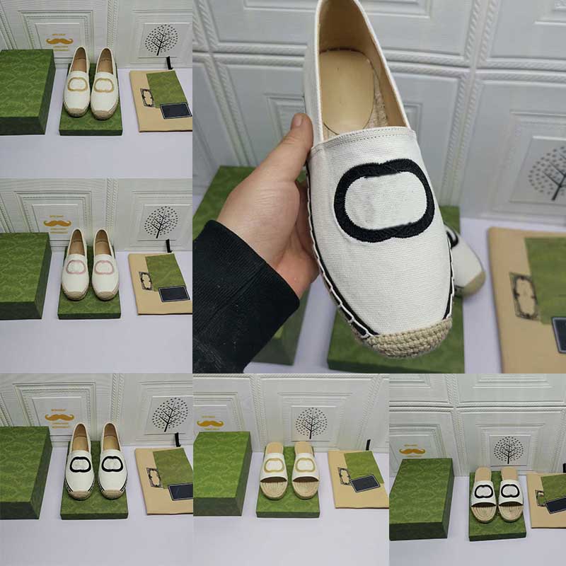 

top quality Casual Shoes 2023 luxury classic woven fisherman's shoes women's flat boat metal buckle embroidered high-heeled lazy casual size 35-41 with box, Brown